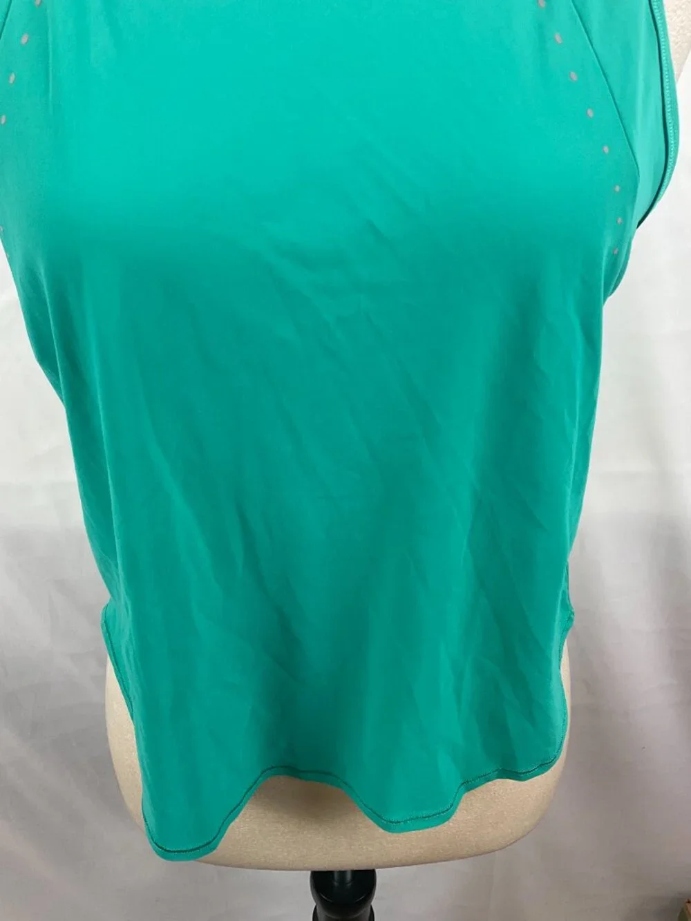 Lululemon Sculpt Crop Tank Top Pleated Emerald Green